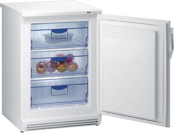 Gorenje F6098W freezer Upright freezer Freestanding