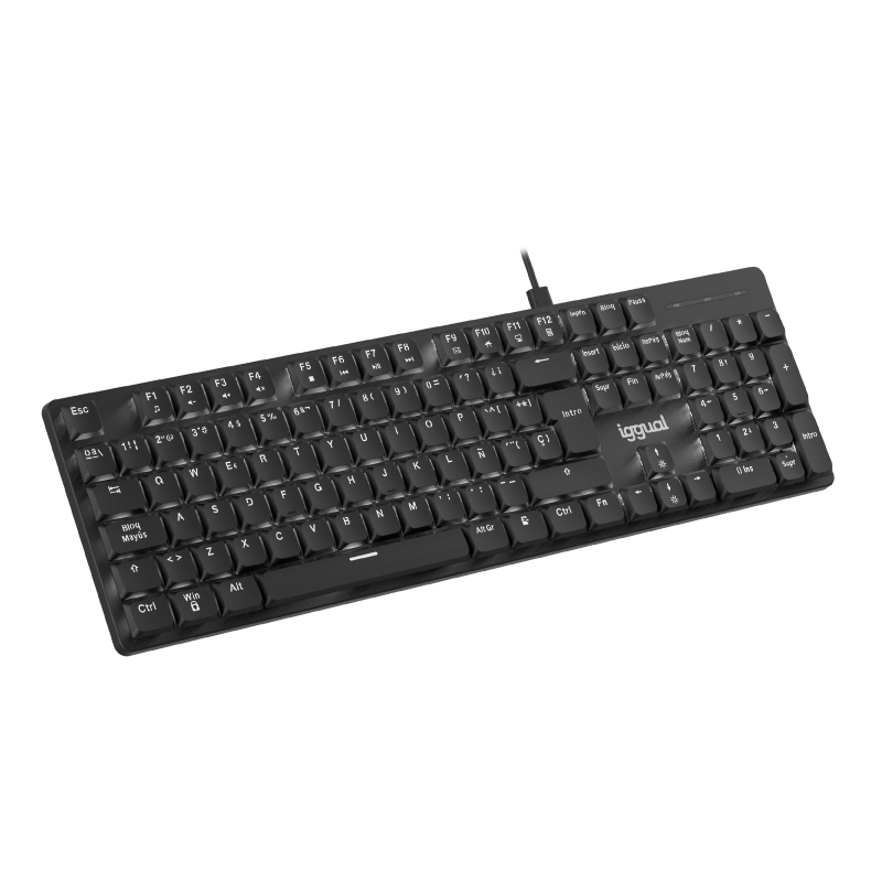 iggual CK-MECHA-105T keyboard Office USB QWERTY Spanish Black – image 4