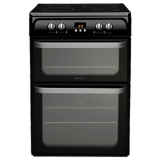 Hotpoint HUI614K cooker Freestanding cooker Electric Zone induction hob Black