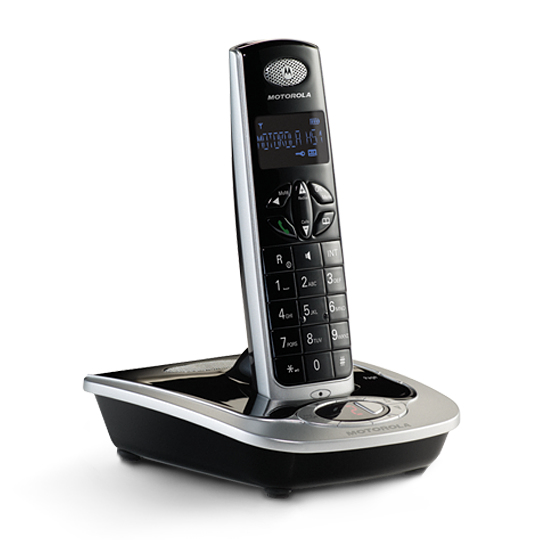 Motorola D511BK telephone DECT telephone Caller ID Black, Silver