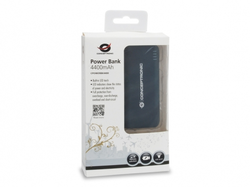 Conceptronic Power Bank 4400mAh – image 2