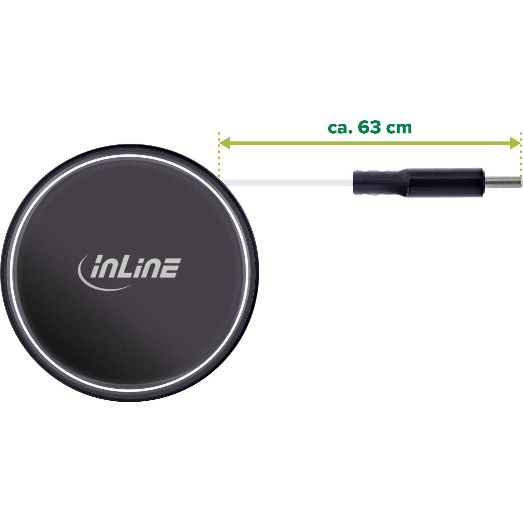 InLine 31502R mobile device charger Universal Black Cigar lighter Fast charging Auto – image 3
