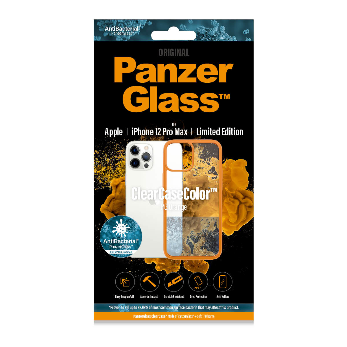 PanzerGlass ® ClearCaseColor™ iPhone 12 Pro Max - ® Orange Limited Edition – image 3
