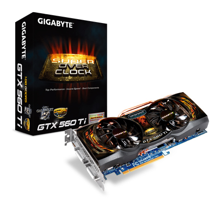 GIGABYTE GV-N560SO-1GI graphics card NVIDIA GeForce GTX 560 Ti