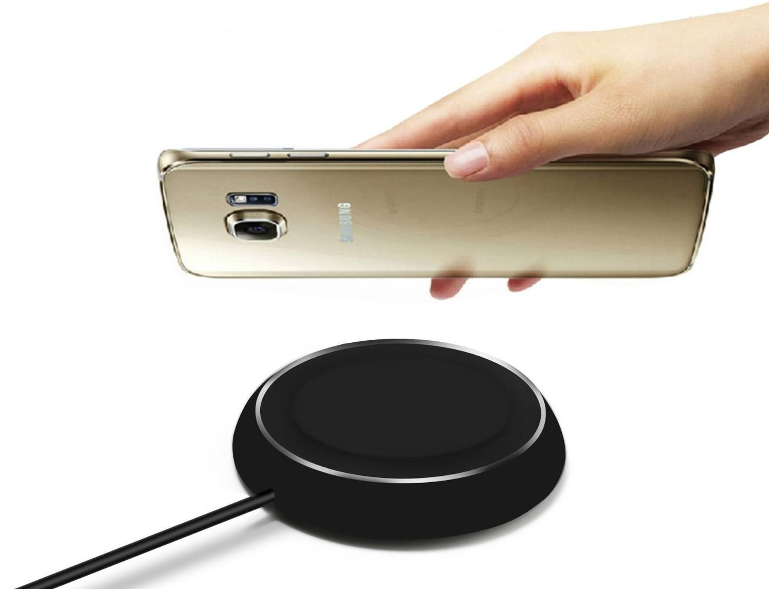 Techly I-CHARGE-WRLB mobile device charger Smartphone, Tablet Black USB Indoor – image 3