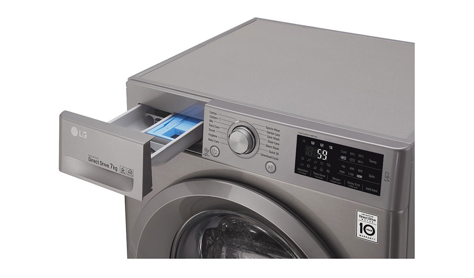 LG F2J5QN7S washing machine Front-load – image 5