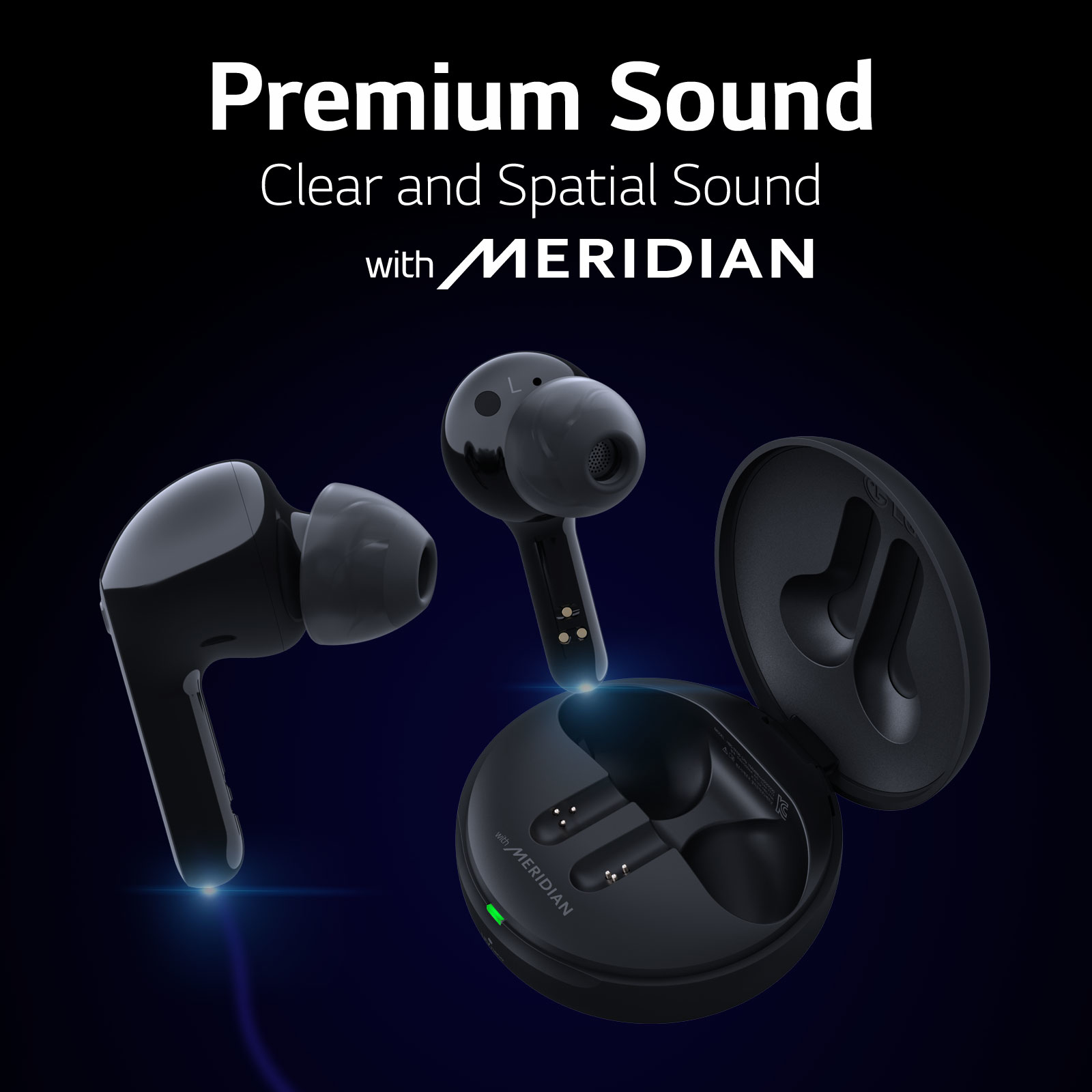 LG HBS-FN5U.ABSWBK headphones/headset True Wireless Stereo (TWS) In-ear Calls/Music USB Type-C Bluetooth Black – image 3