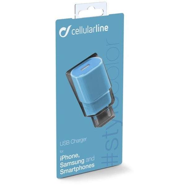 Cellularline 36890 mobile device charger Smartphone, Tablet Blue AC Indoor – image 2