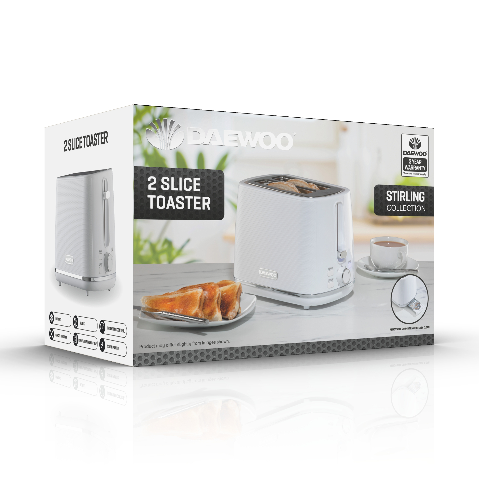 Daewoo SDA2626GE toaster 2 slice(s) – image 1