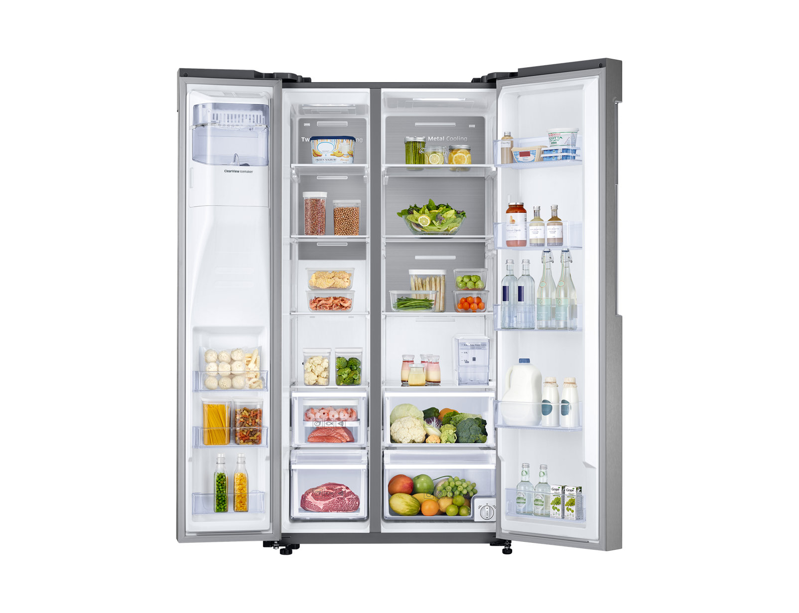 Samsung RS58K6638SL side-by-side refrigerator Freestanding – image 5