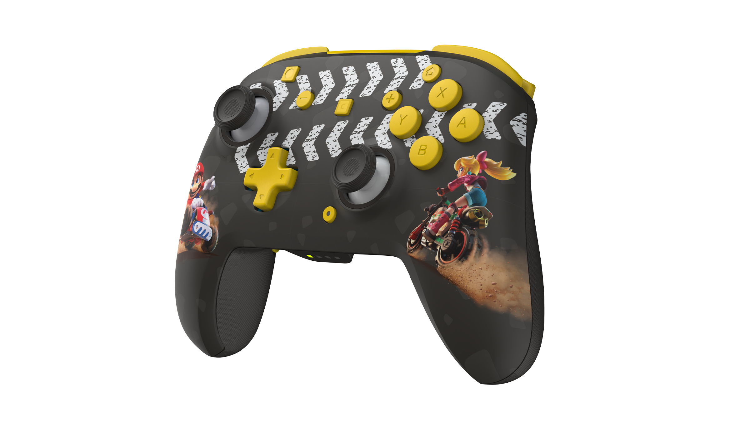 Turtle Beach Rematch - Mario Kart World manette sans fil sous licence officielle pour Nintendo Switch 2 et Nintendo Switch avec sticks TMR, RGB personnalisable et batterie rechargeable