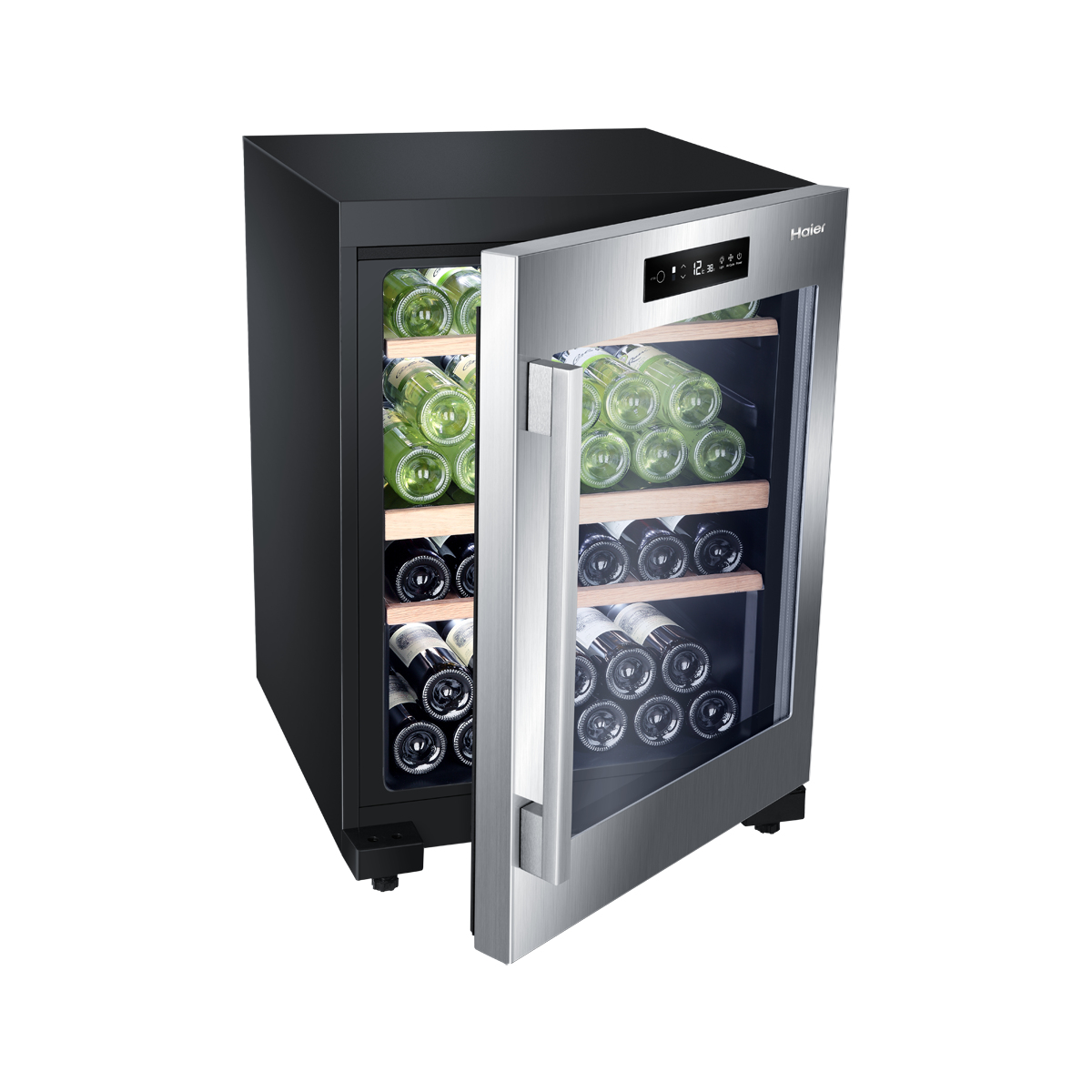Haier WS50GDBI wine cooler Freestanding Black 50 bottle(s) – image 4