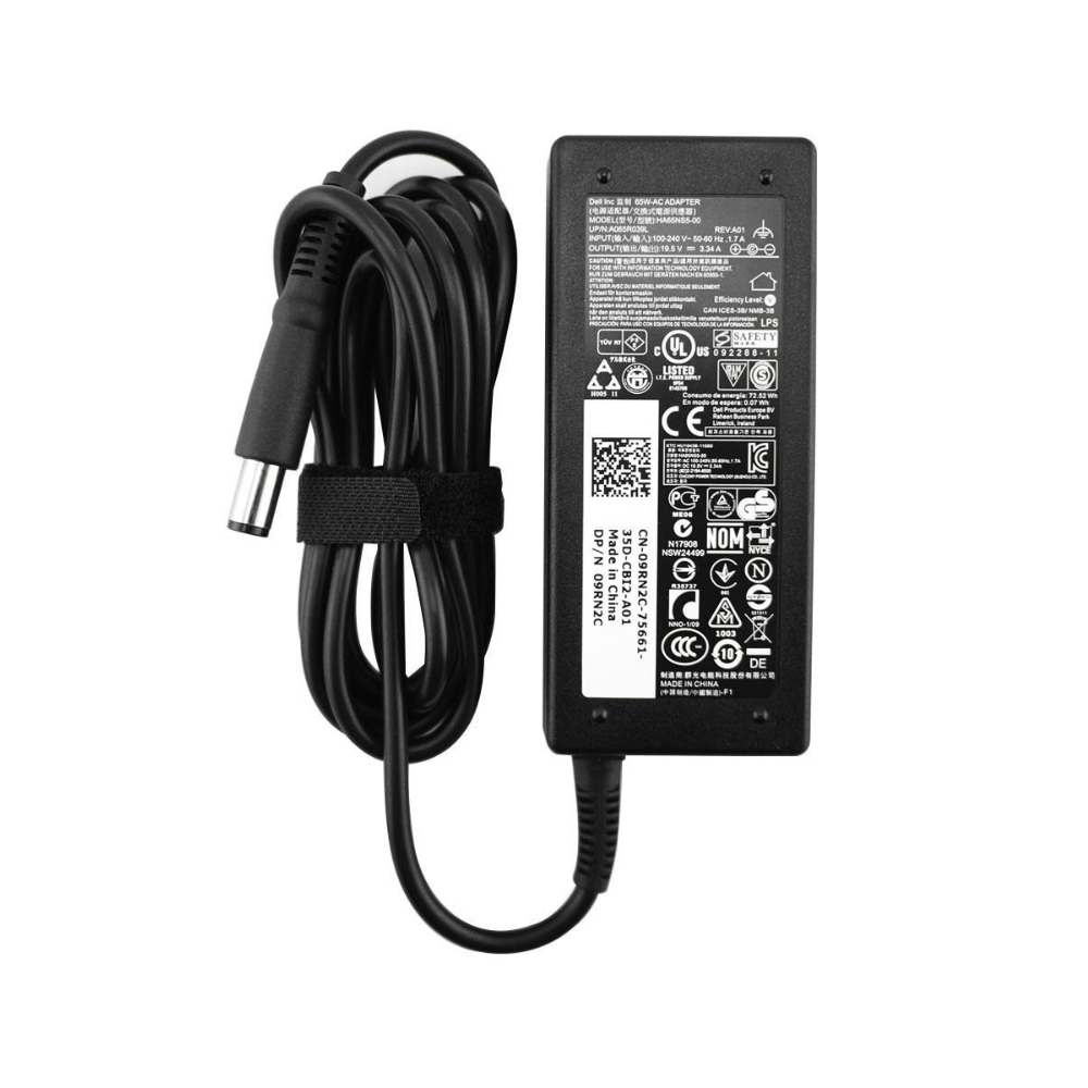 Dell AC Adapter (65W) For Latitude E Series (New Shape)