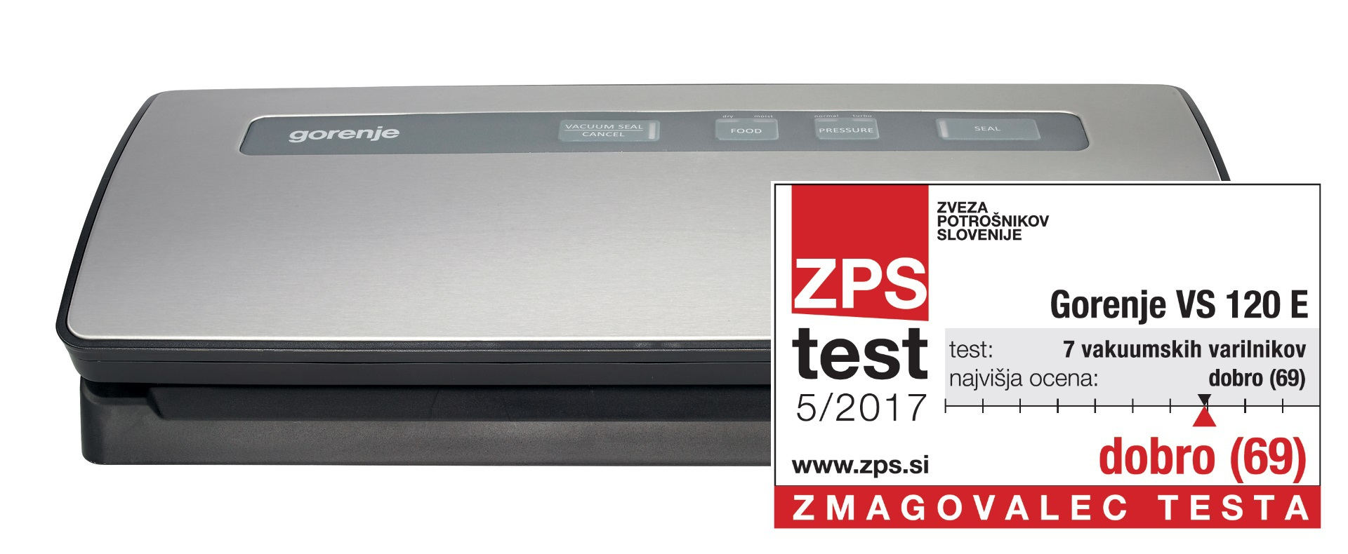 Gorenje VS120E vacuum sealer Grey – image 6