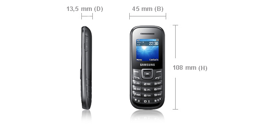 Samsung E1200 3.86 cm (1.52") 65 g Black – image 3