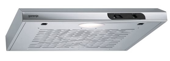 Gorenje DU6115EC cooker hood Semi built-in (pull out) Metallic 173 m³/h – image 1