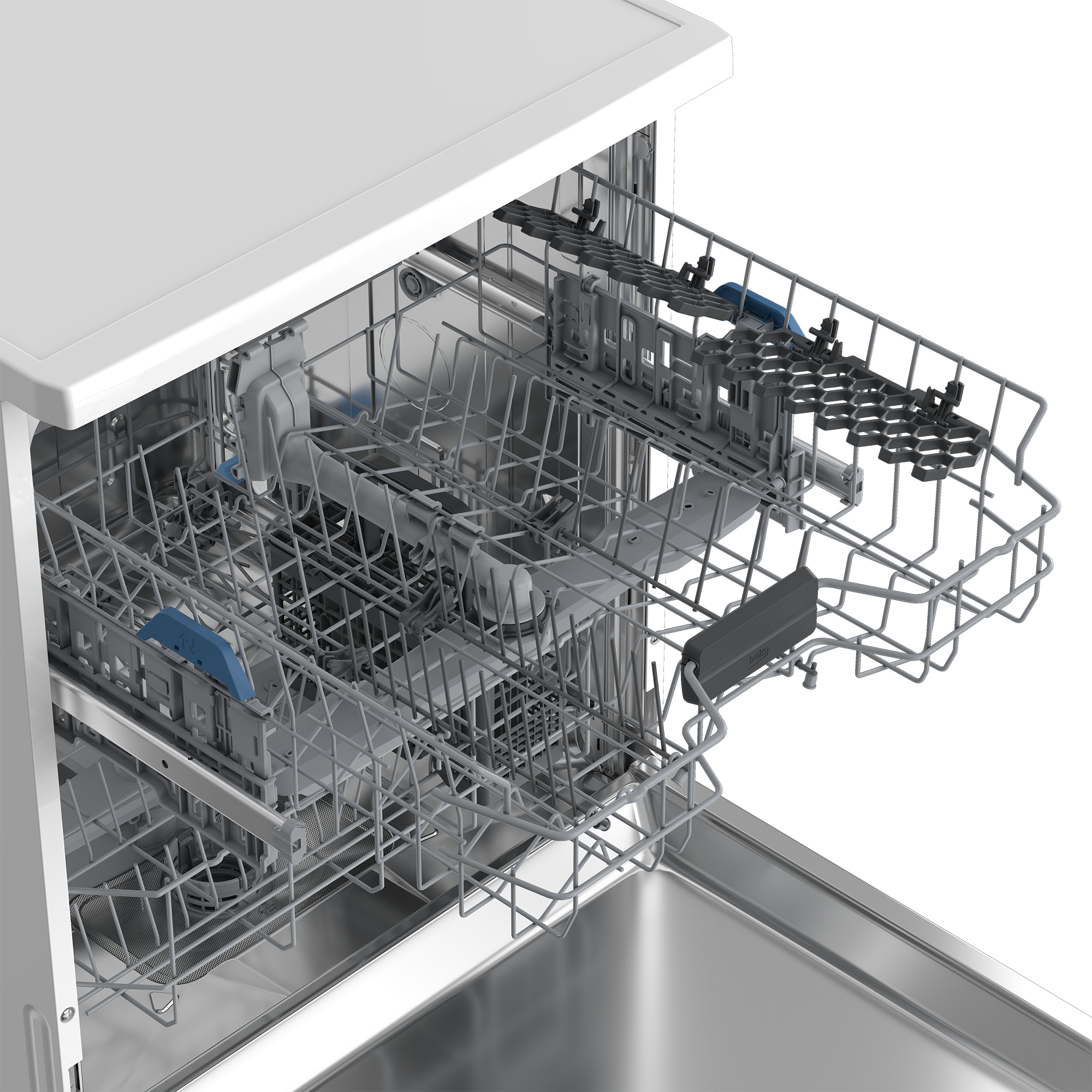 Beko b300 BDFN26540W Freestanding Full Size Dishwasher with HygieneIntense – image 5