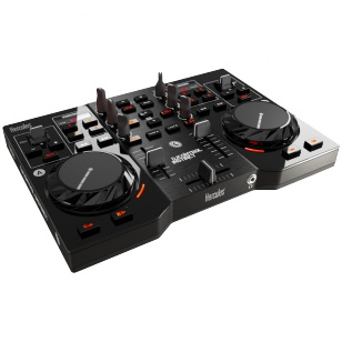 Hercules 4780833 DJ controller Magnetic tape scratcher 2 channels Black