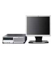 HP Compaq dc7600 Desktop PC and HP L1740 Flat Panel Monitor