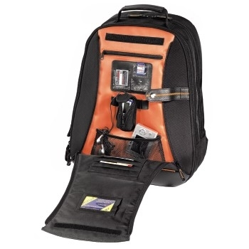 Hama Notebook Rucksack "Dublin", 15.4", black/orange – image 4