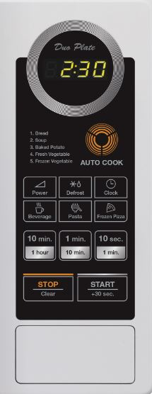 Daewoo KOR-6L7BDUO microwave White Countertop – image 4