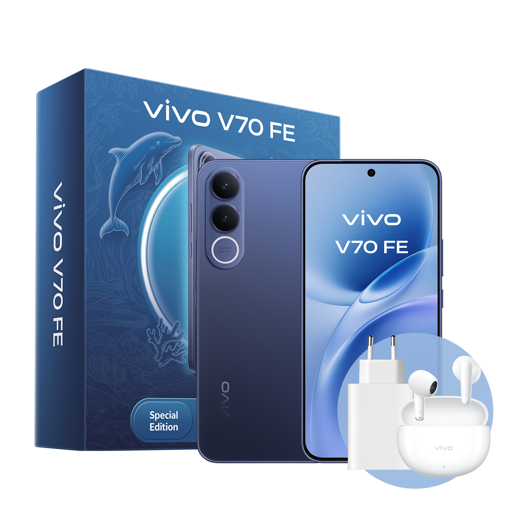 vivo V70 FE + BUD