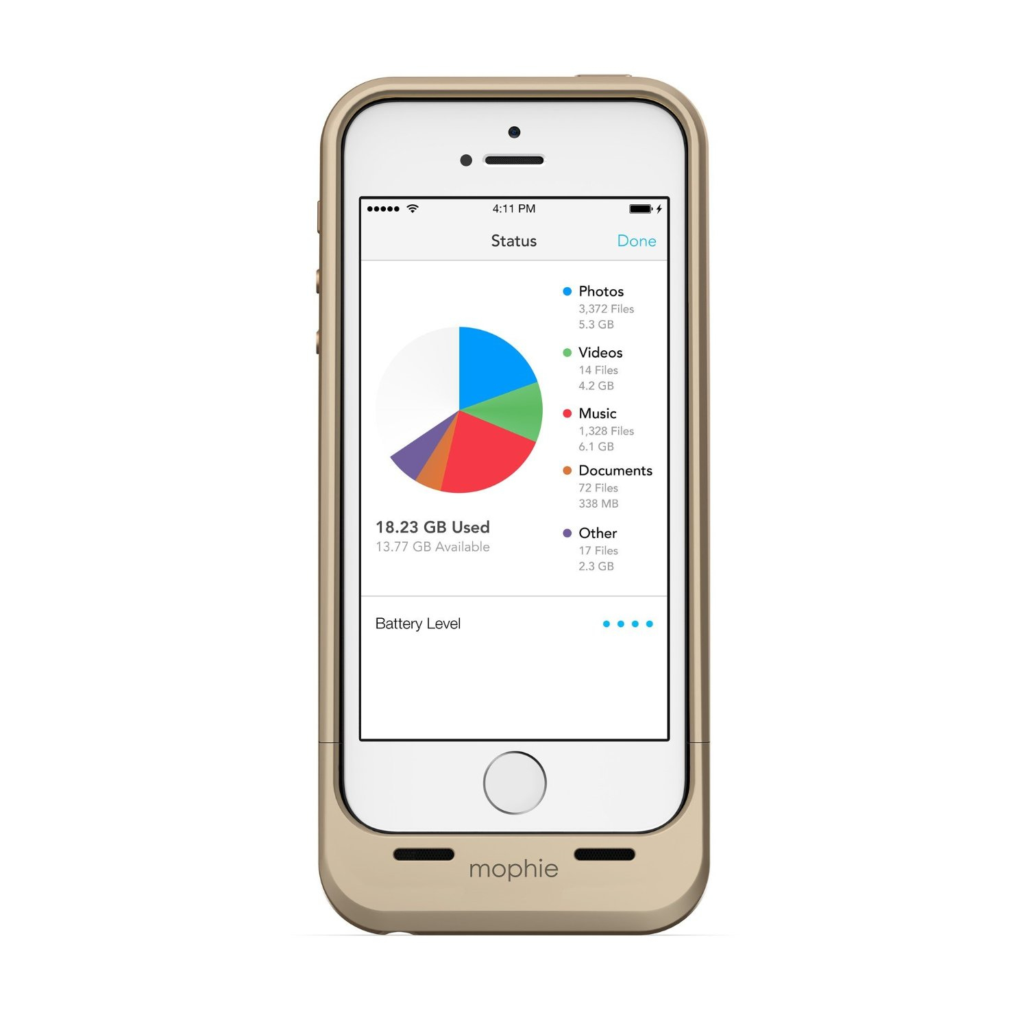 mophie SP-IP5-32GB-GLD mobile phone case Cover Gold – image 2