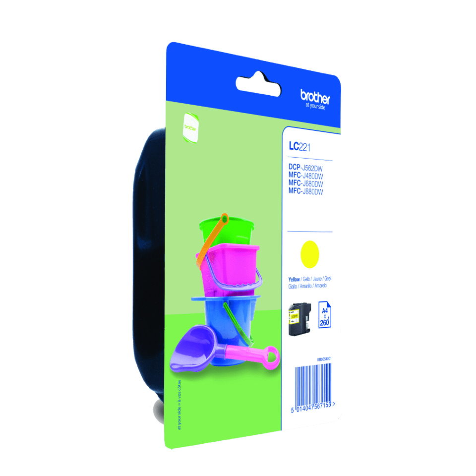 Brother LC221YBP ink cartridge 1 pc(s) Original Standard Yield Yellow – image 4