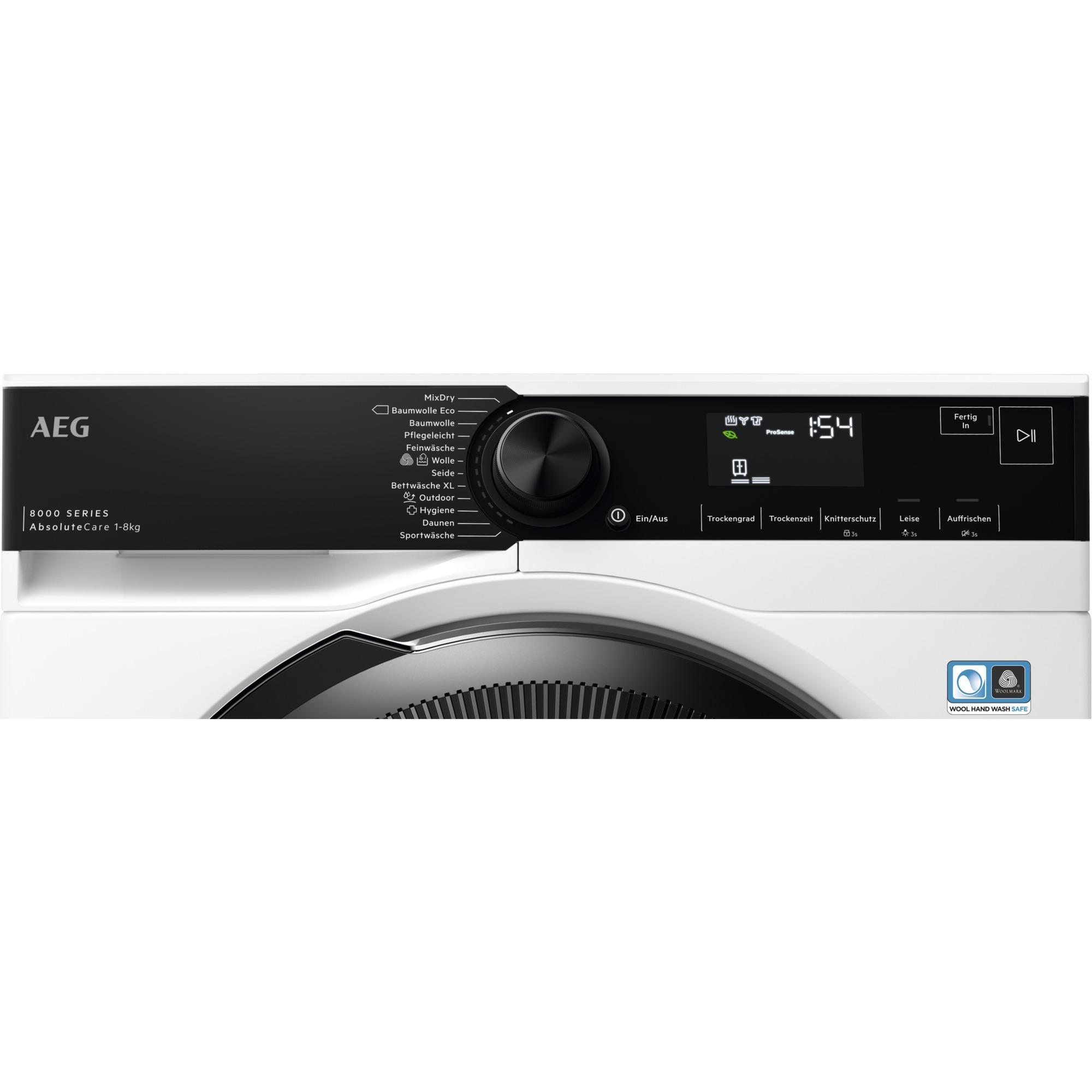 AEG TR8SWEX tumble dryer Freestanding Front-load – image 2