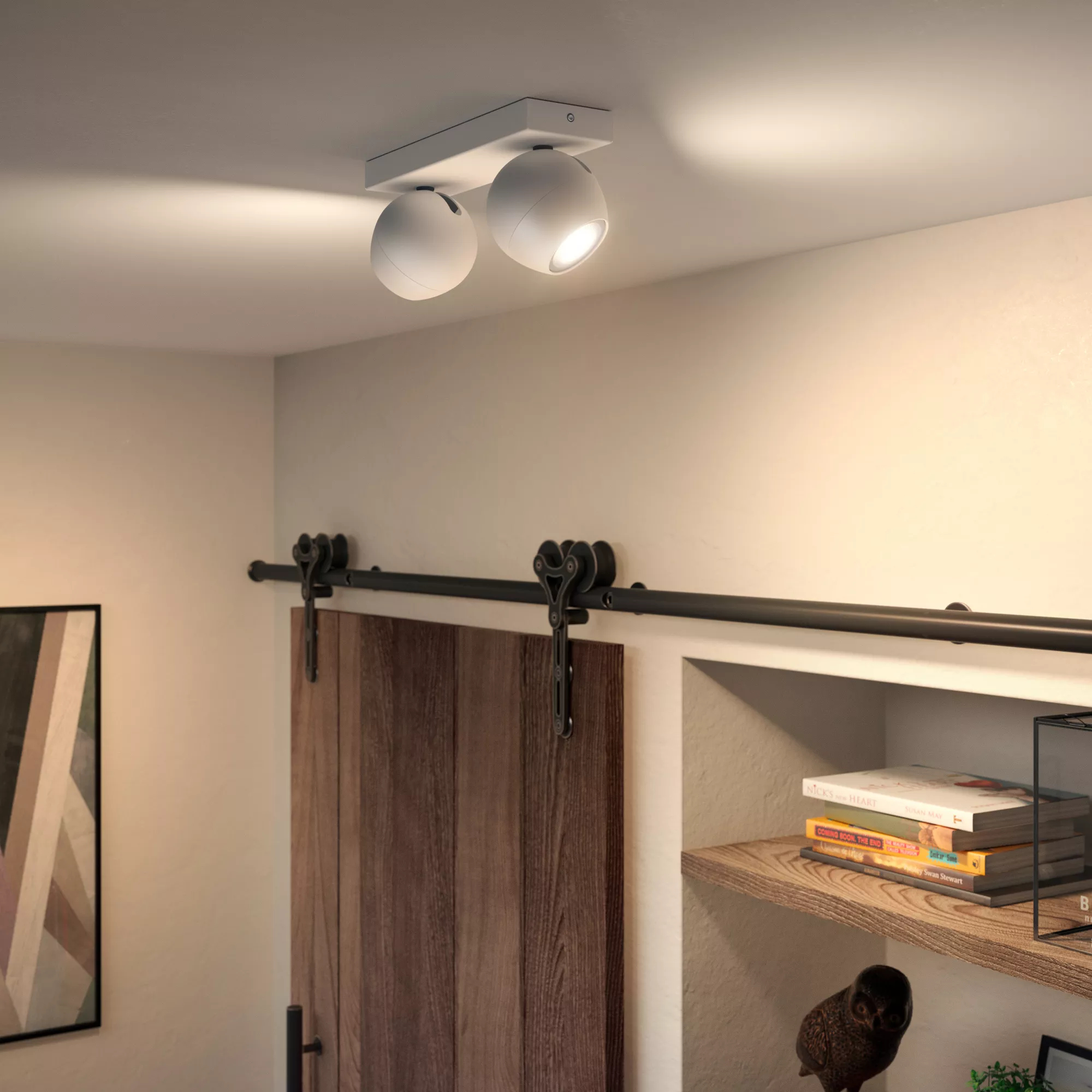 Philips by Signify Philips Hue White ambience Buckram double spotlight – image 2
