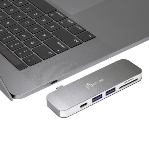 j5create JCD388 laptop dock/port replicator USB 3.2 Gen 1 (3.1 Gen 1) Type-C Grey – image 3