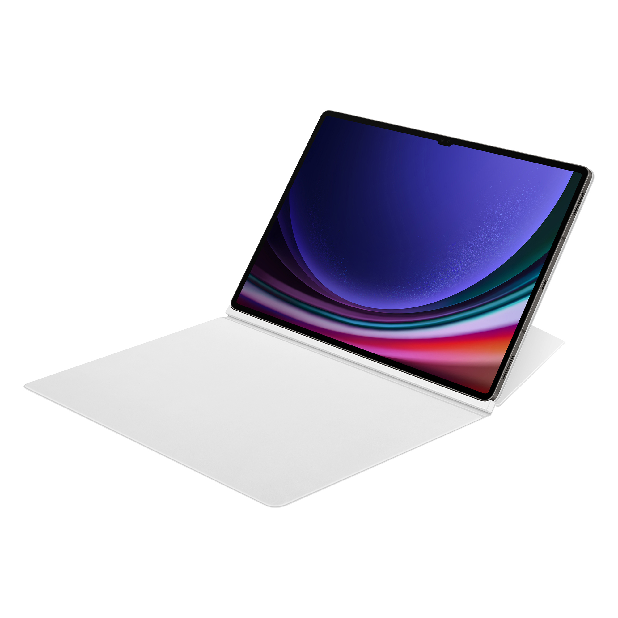 Samsung - Funda blanca Samsung Book Cover Smart para Galaxy Tab S9 Ultra.