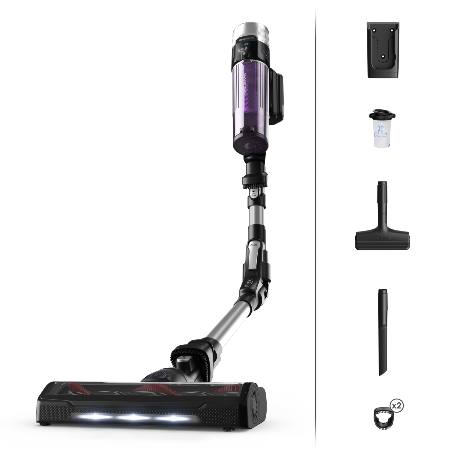 Rowenta RH2037 2-in-1 stick vacuum Battery Dry Bagless – image 1