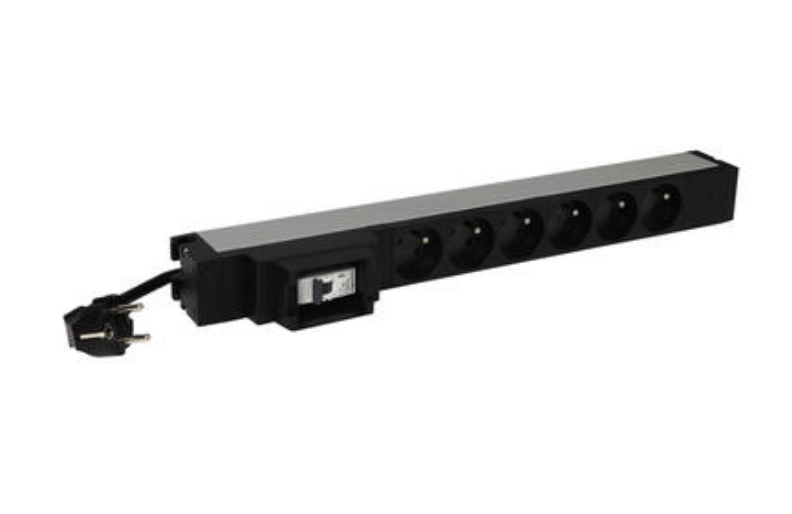 Legrand 646830 power distribution unit (PDU) 6 AC outlet(s) 1U Black