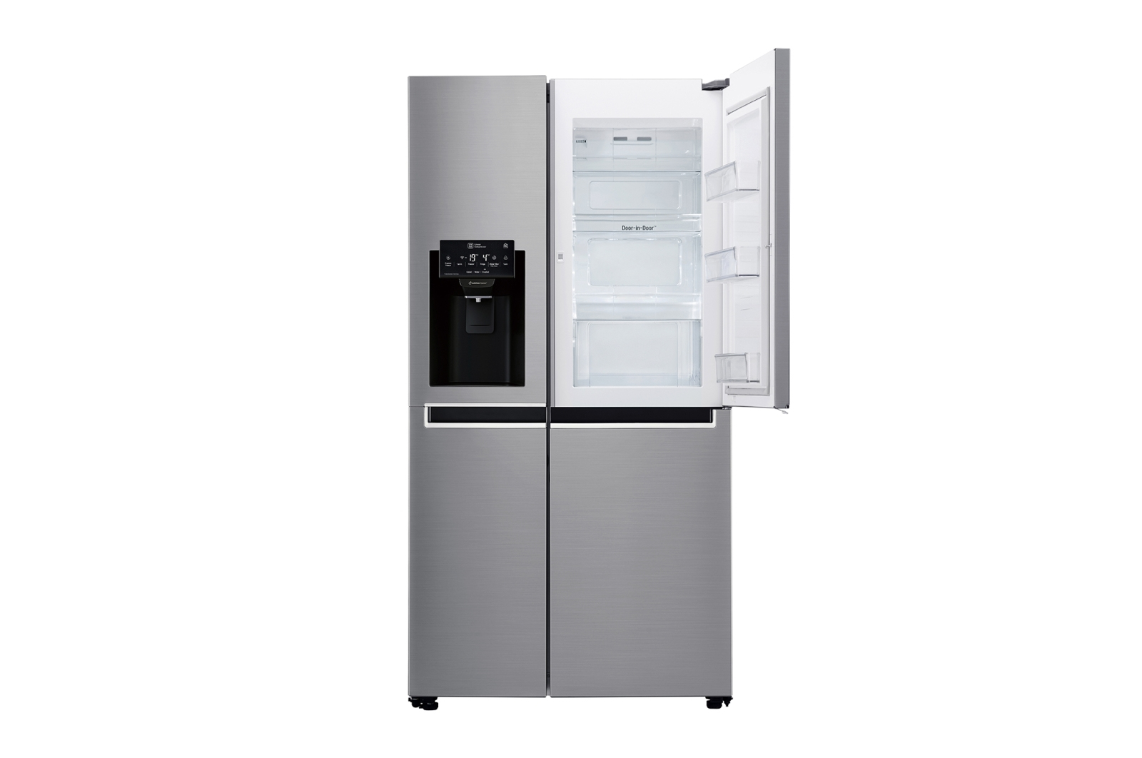 LG GSS6691PS side-by-side refrigerator Freestanding – image 2