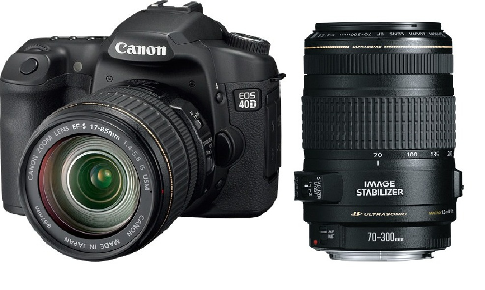Canon EOS 40D + 17-85 mm + 70-300 IS USM