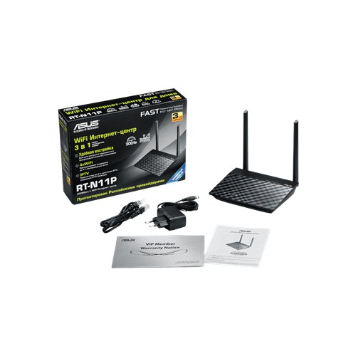 ASUS RT-N11P wireless router Fast Ethernet Black – image 5