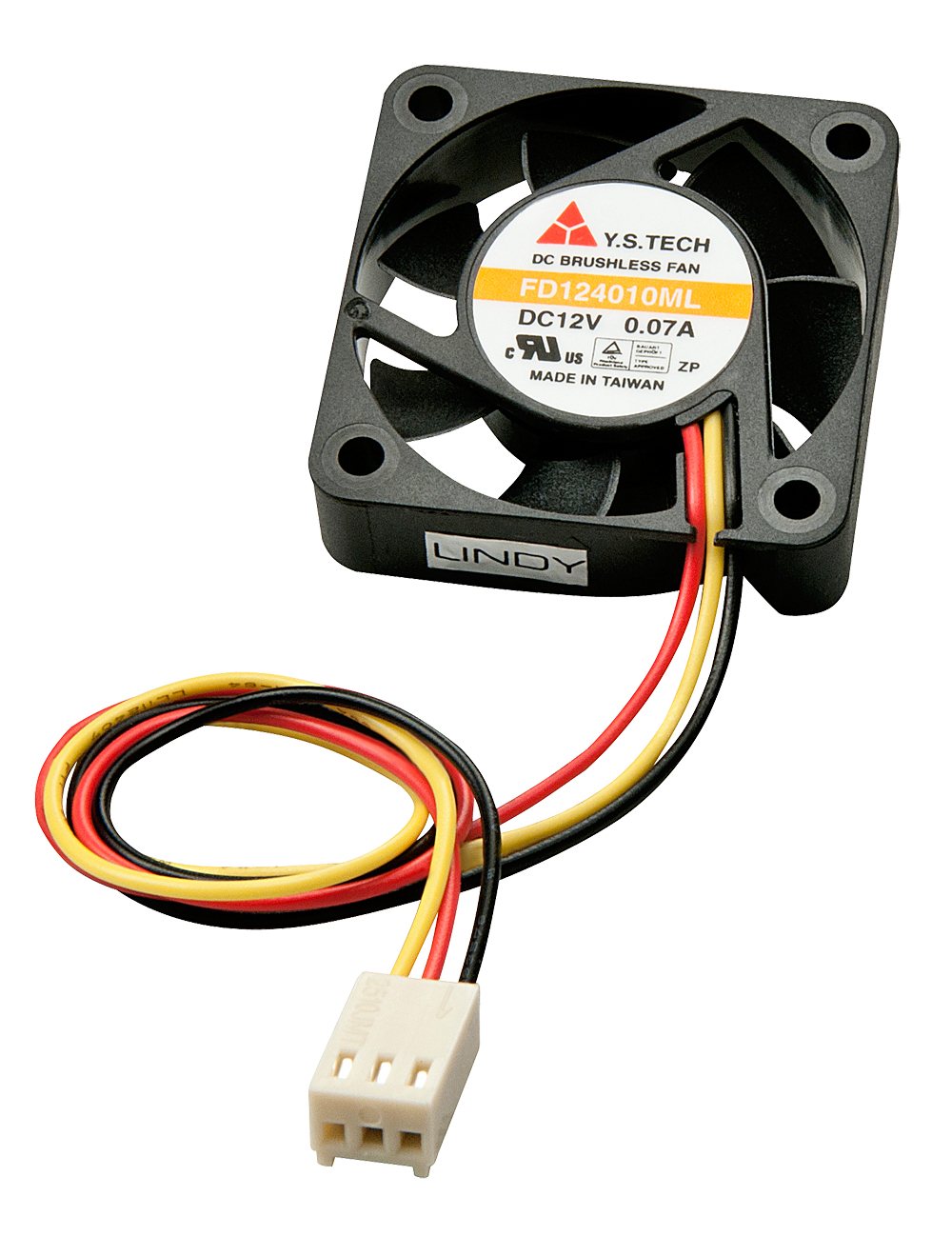 Lindy 73655 computer cooling system Computer case Fan Black