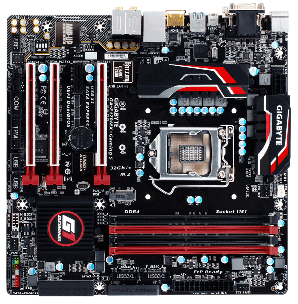 GIGABYTE GA-Z170MX-Gaming 5 (rev. 1.1) – image 1
