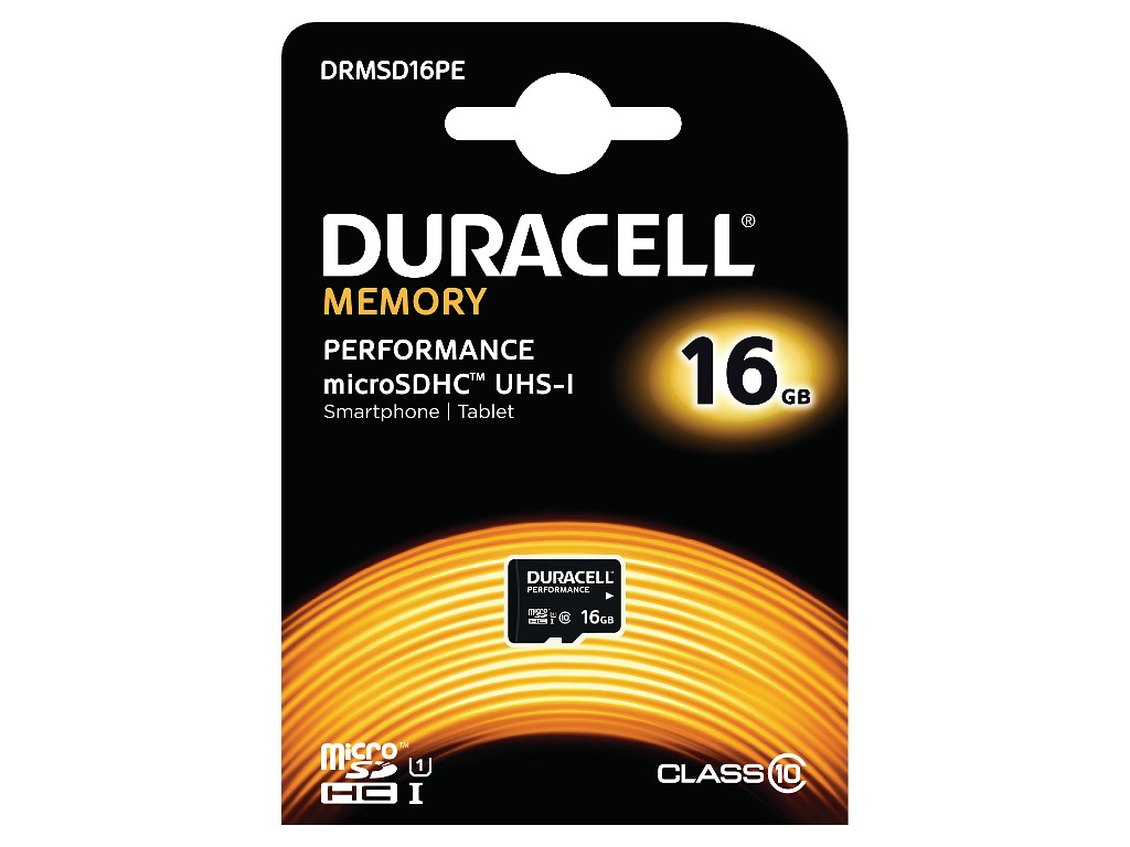 Duracell 16GB microSDHC Class 10 UHS-1 – image 1
