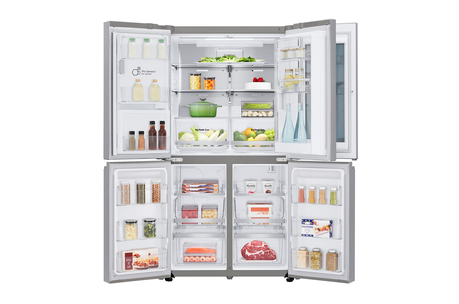 LG GMX945NS9F side-by-side refrigerator Freestanding – image 4