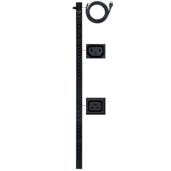 CyberPower PDU20BVHVT24F power distribution unit (PDU) 24 AC outlet(s) 0U Black – image 2