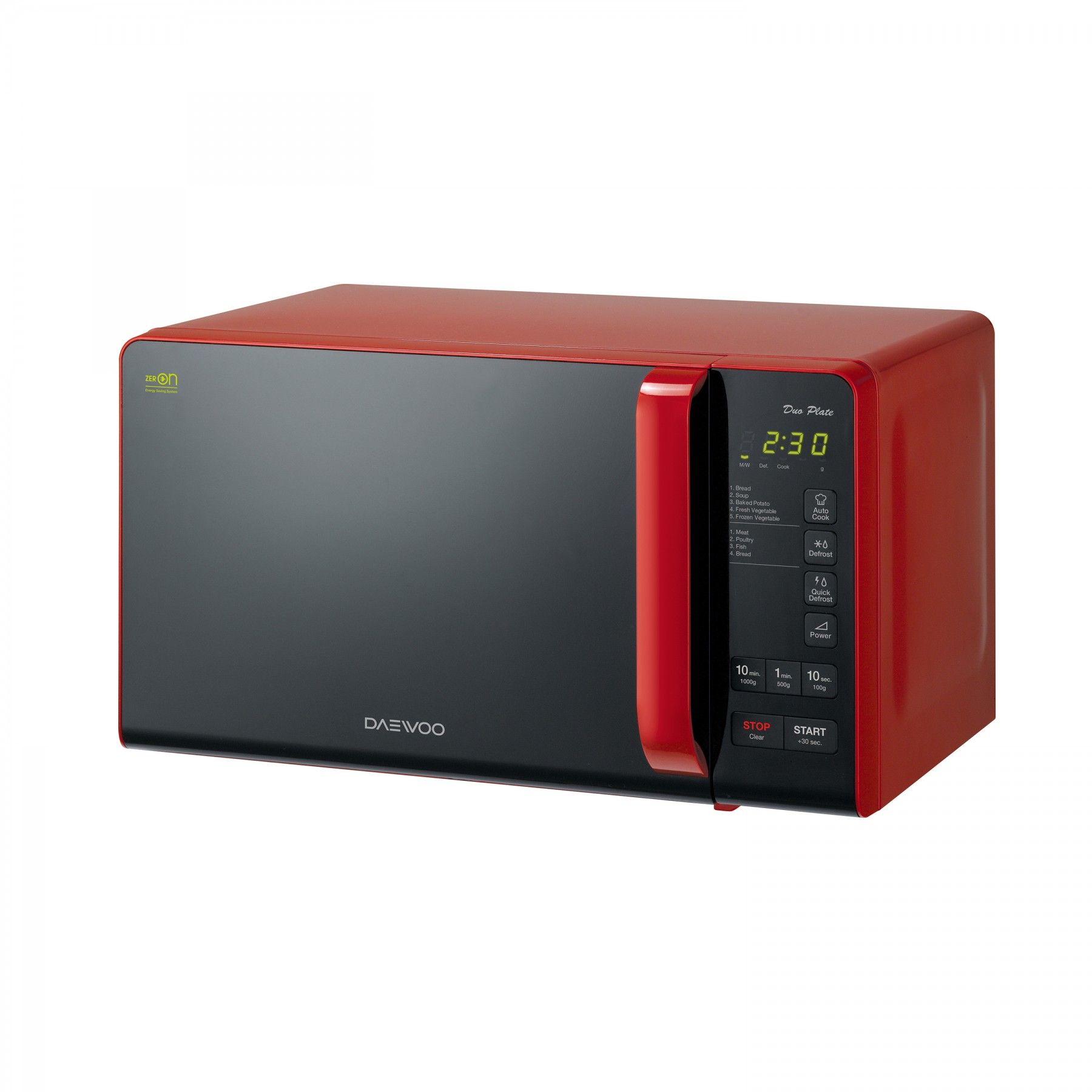 Daewoo KOR-6S3DBR microwave Black, Red Solo microwave Countertop – image 2