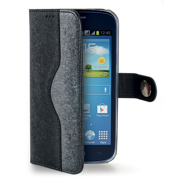Celly ONDACOREPBK mobile phone case Wallet case Black