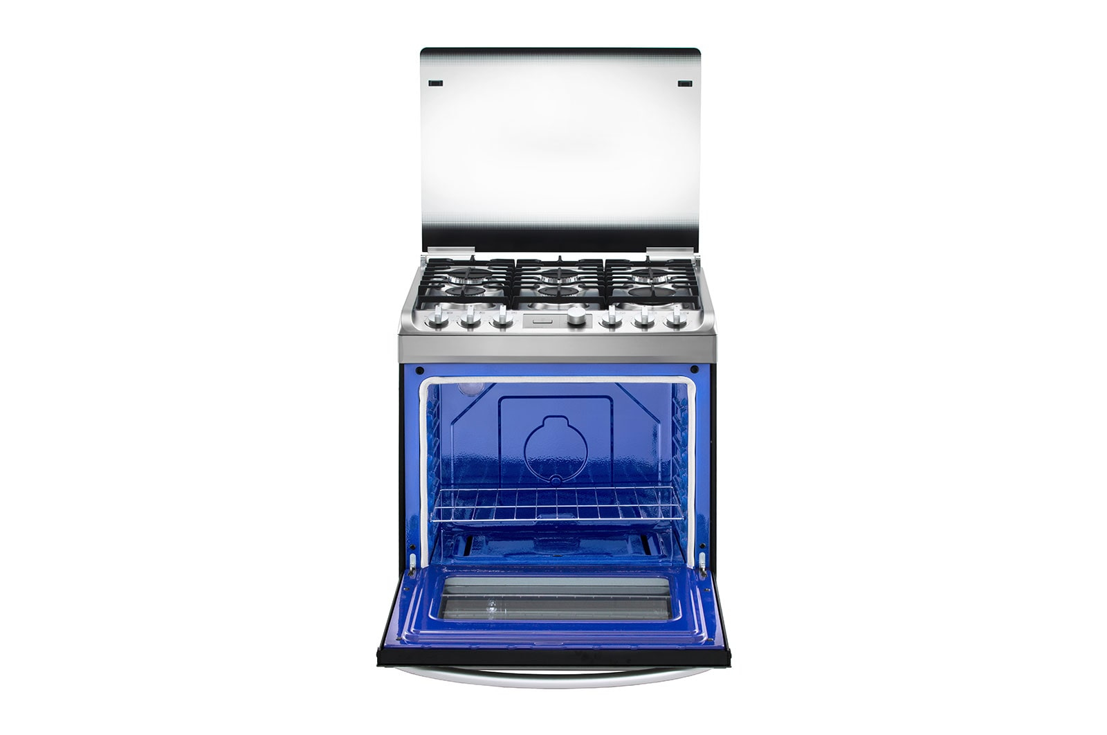 LG RSG314M cooker Freestanding cooker Gas Stainless steel – image 5