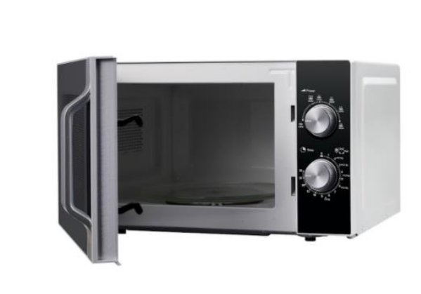 Sharp R-204SA microwave Black, Grey, Stainless steel Grill microwave Countertop – image 2
