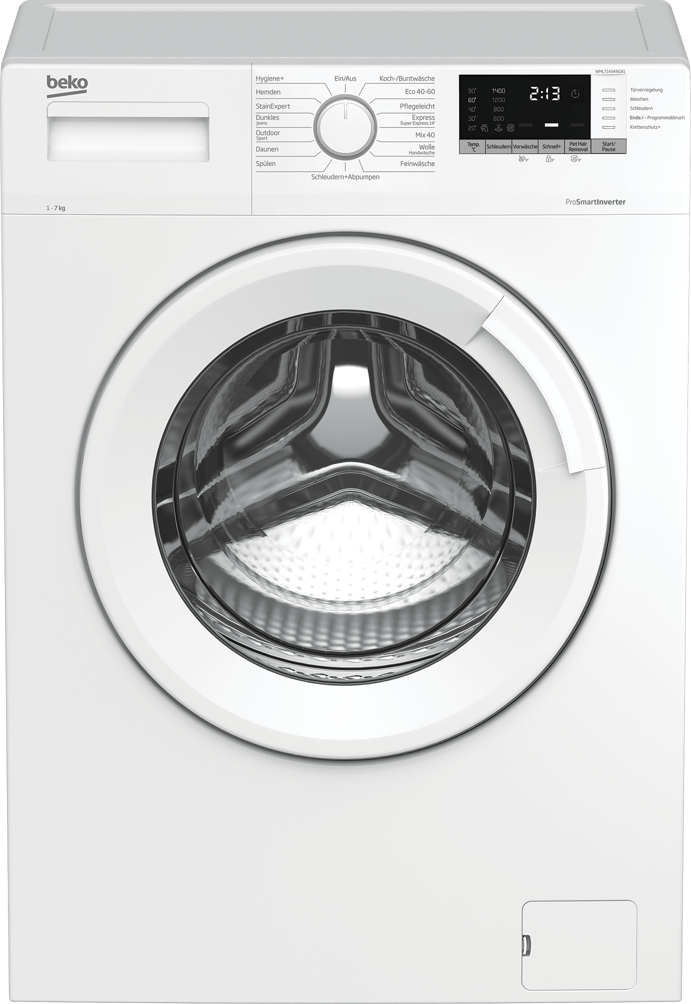 Beko WML71434NGR1 washing machine Front-load