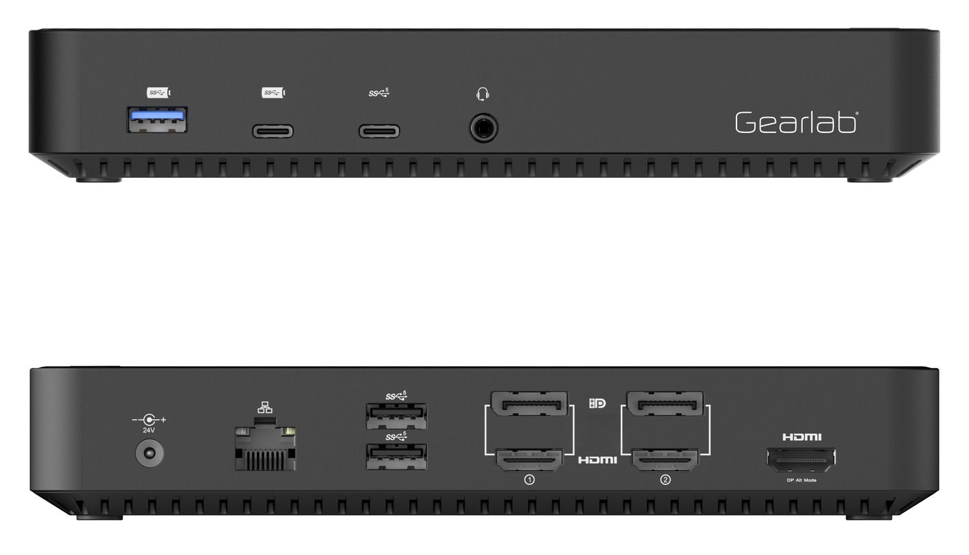 eSTUFF GLB232004 laptop dock/port replicator Wired Black – image 4