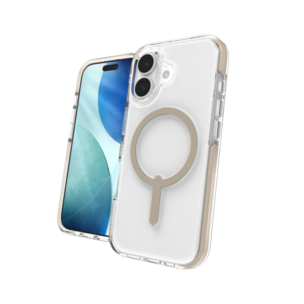 ZAGG Santa Cruz Snap coque de protection pour téléphones portables 16 cm (6.3") Housse Titane, Transparent