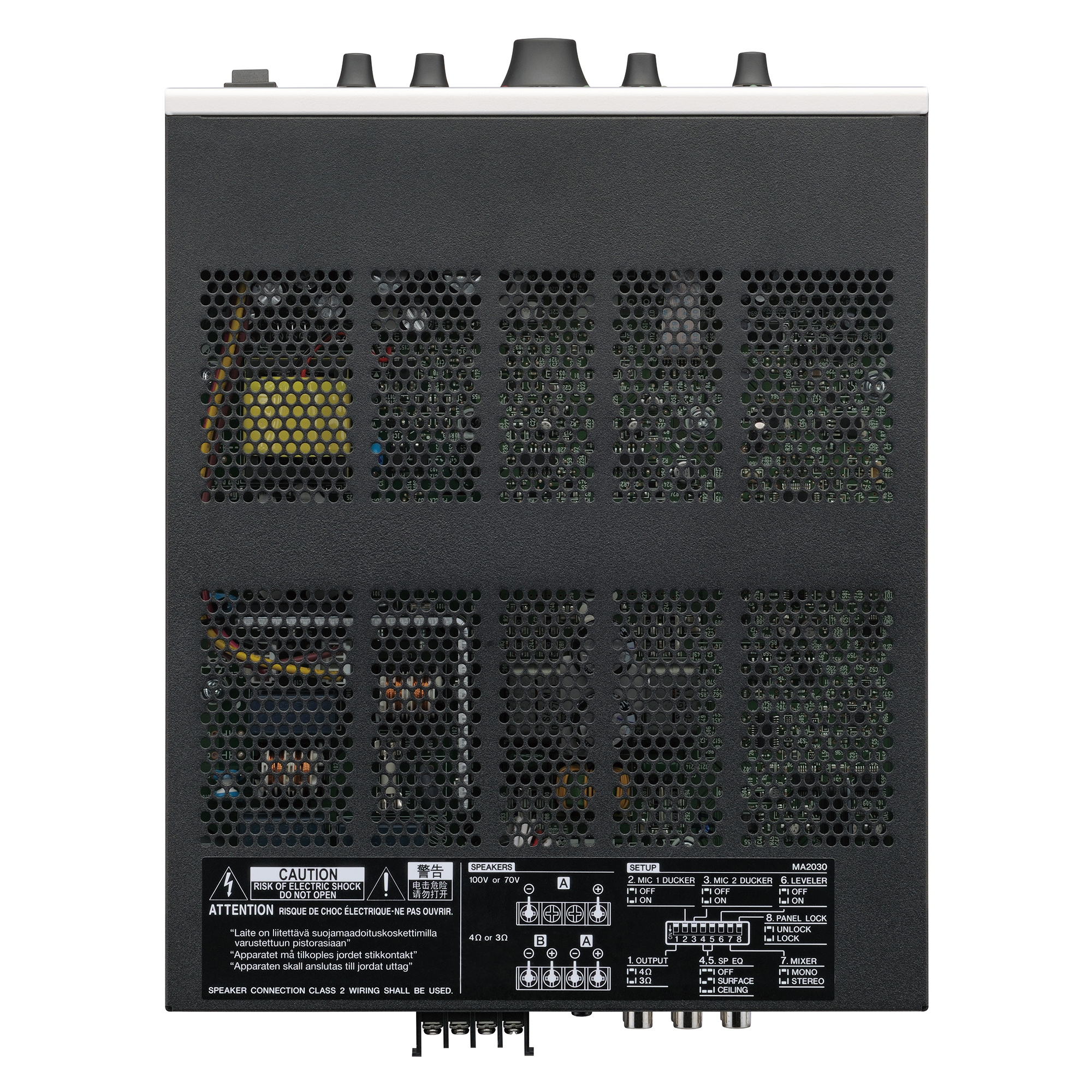 Yamaha MA2030 audio amplifier Black, Grey – image 6